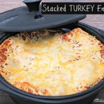 Stacked Turkey Enchiladas