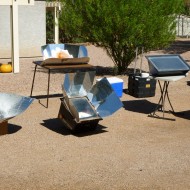 Solar Cooking Demo at October Sustainability Tour of Homes 2011