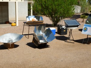Solar Cooking Demo at October Sustainability Tour of Homes 2011
