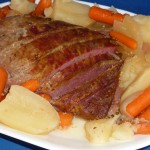 Corned Beef Brisket with vegetables