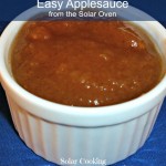 Easy Applesauce from the Solar Oven