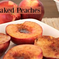Baked Peaches Dessert Recipe for Solar Cooking