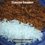 Toasted Coconut in the Solar Oven
