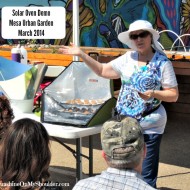 Solar Cooking Demo at Mesa Urban Garden 2014
