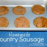 Homemade Country Sausage |Solar Cooking Recipe