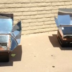Solar Cooking Demo at Preparing Wisely 2014