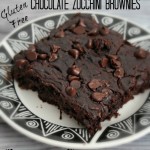 Gluten Free Chocolate Zucchini Brownies