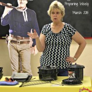 Solar Cooking Demo at Preparing Wisely March 2015
