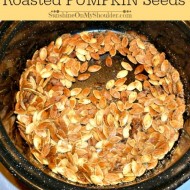 Roasted Pumpkin Seeds in a solar oven