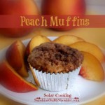 Peach Muffin Recipe for Solar Ovens