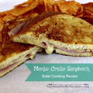 Monte Cristo Sandwich Cooked on a Solar Grill