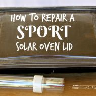 How To Repair a Sport Solar Oven Lid