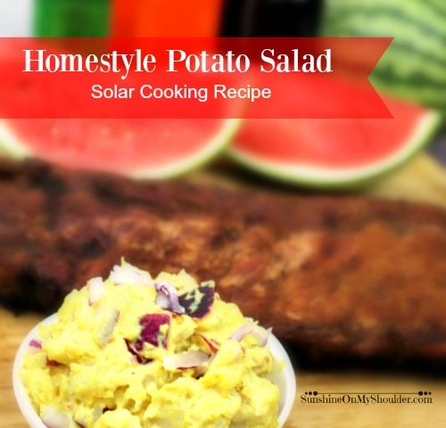 How to make Homestyle Potato Salad in a Solar Oven