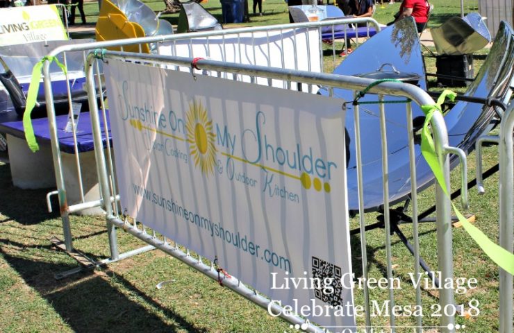 Solar Cooking Demonstration at the Living Green Village 2018