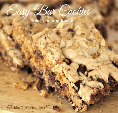 Easy Bar Cookies Solar Cooking Recipe